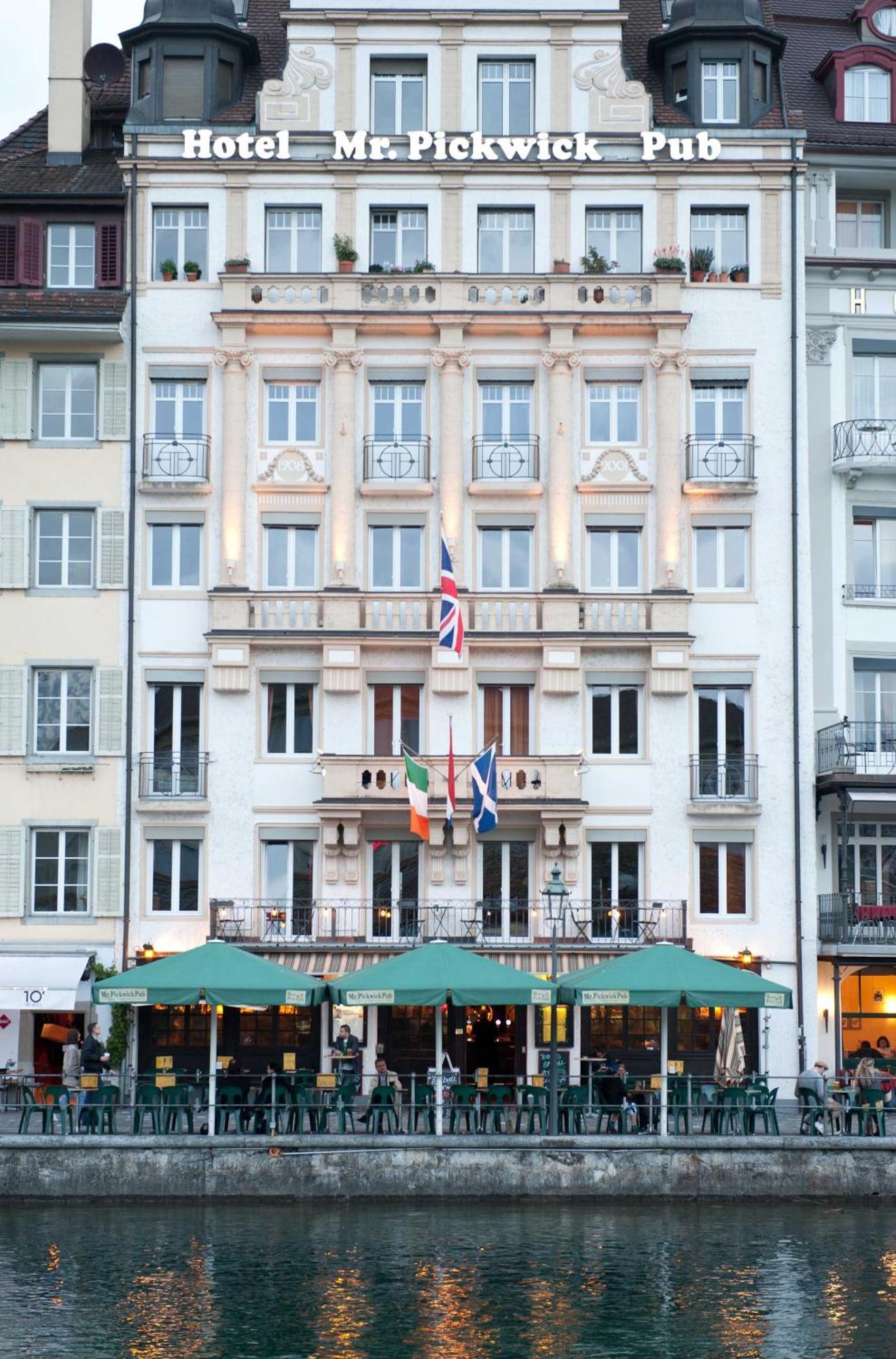 Hotel Pickwick And Pub "The Room With A View" Luzern Exteriör bild