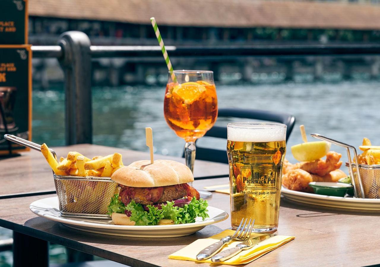 Hotel Pickwick And Pub "The Room With A View" Luzern Exteriör bild