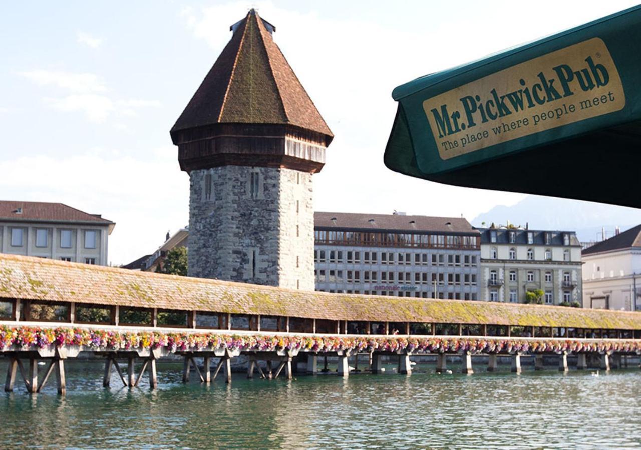 Hotel Pickwick And Pub "The Room With A View" Luzern Exteriör bild